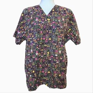 💖Women's Multi-Color Scrub Tee Size M